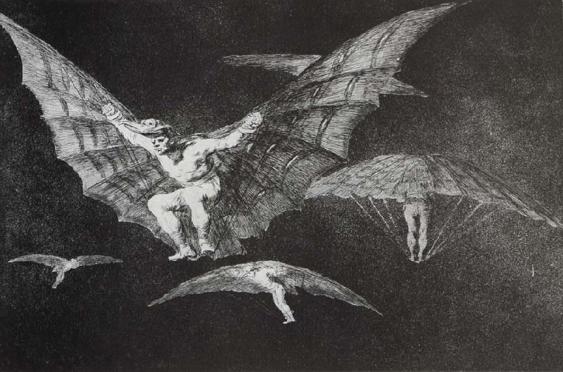 Francisco Goya Modo de volar oil painting image